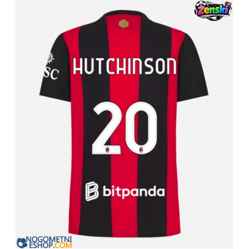 Ženski Nogometni dresi AC Milan Omari Hutchinson #20 Domači 2026-27 Kratek Rokav